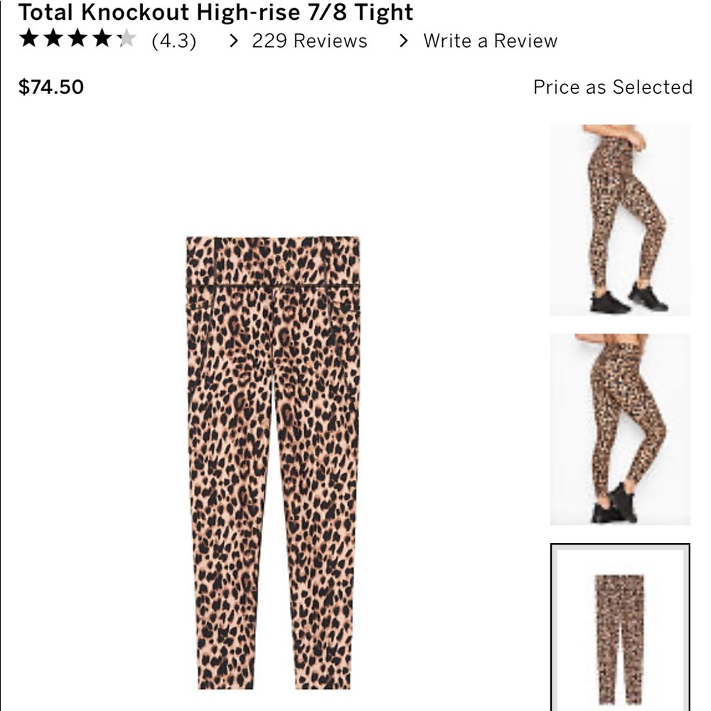 VS PINK leggings